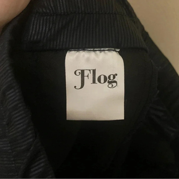 Bevy Flog Shely Pants in Blue Stripe Size 25 NWT New - Picture 14 of 15